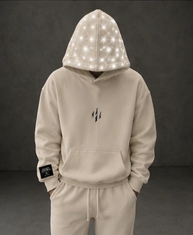 BEIGE Human Altered hoodie