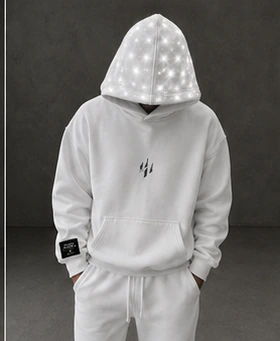WHITE Human Altered hoodie